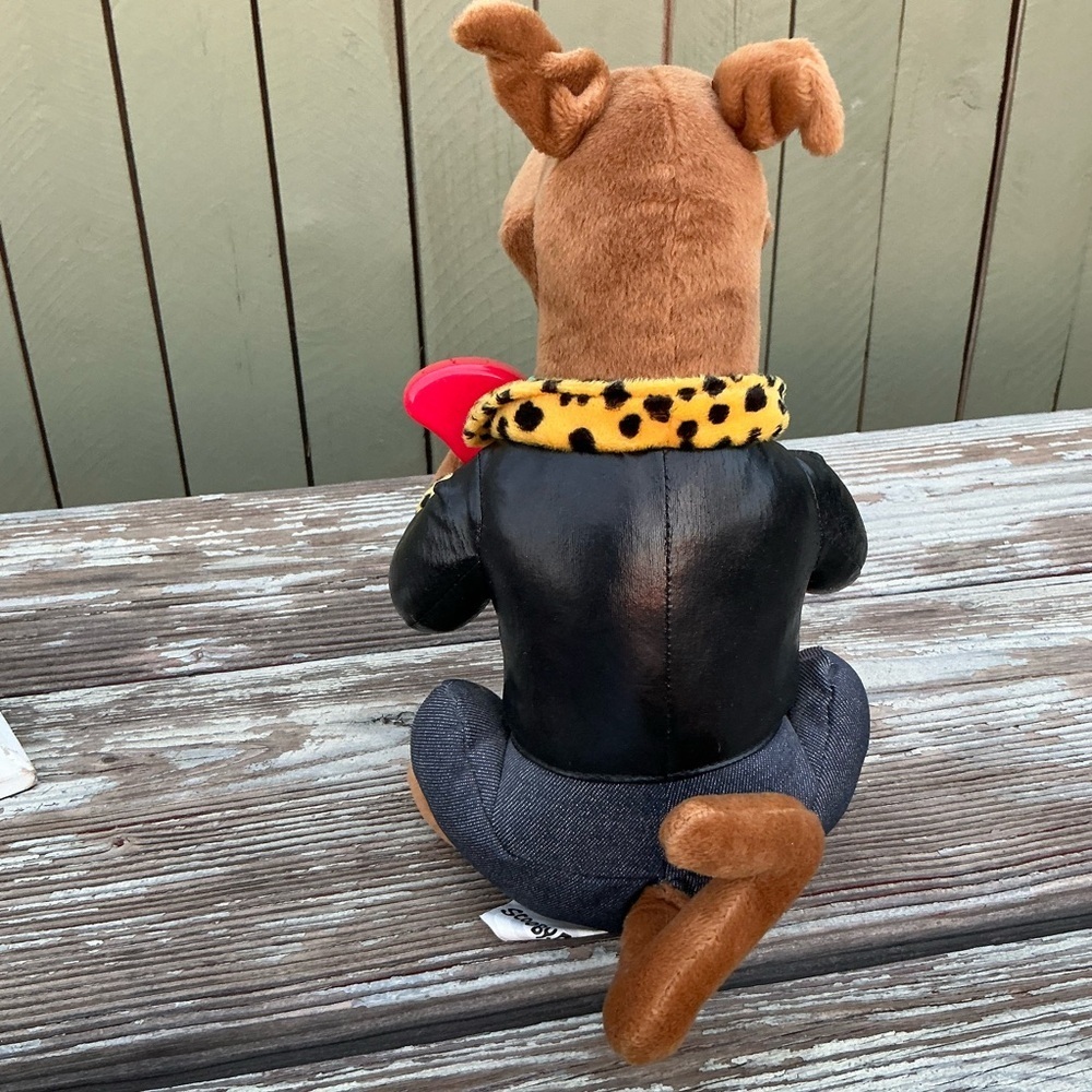 Vintage Rare Rock n' Roll Scooby Doo 11" Talking Plush + Musical Light Up Guitar - Picture 6 of 9